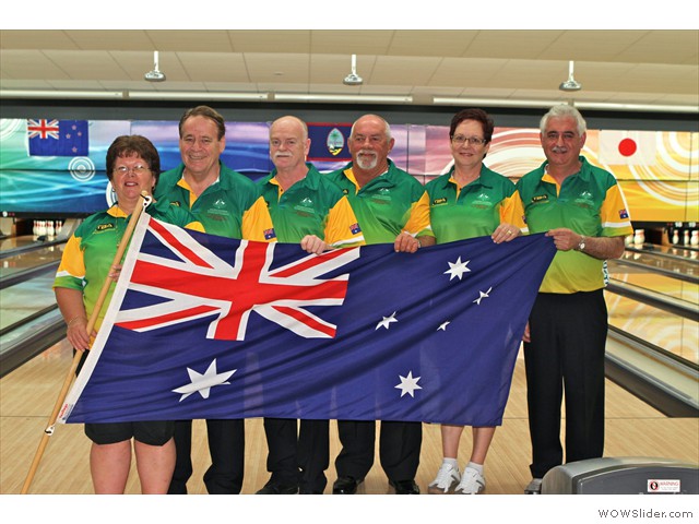 Team Australia reps Photo Barry Davies