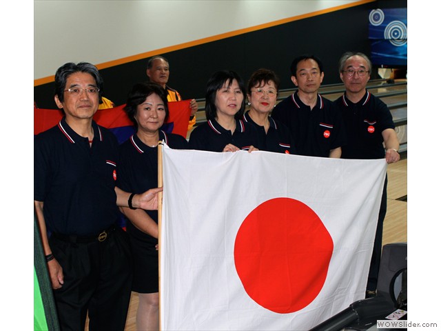 Team Japan reps Photo Barry Davies