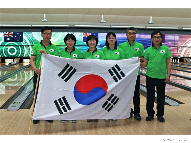 Team Korea reps Photo Barry Davies