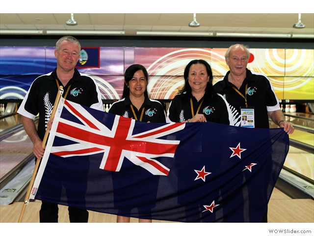 Team New Zealand reps Photo Barry Davies