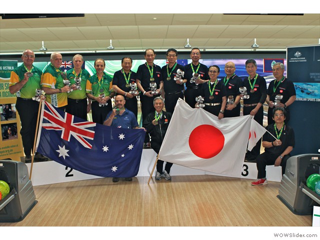 Grand Seniors Mens Teams medallists Pic Barry Davies